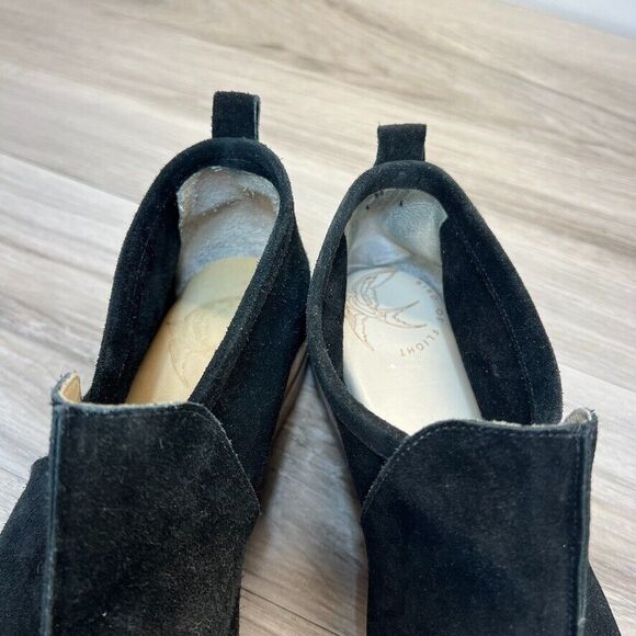 Bird of Flight Riley Ankle Shoes Women's Size 8 Suede Leather Slip On Bootie - Picture 7 of 14